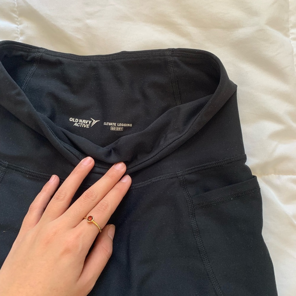 High-Waisted Elevate Powersoft Side-Pocket 7/8-Le… - image 3